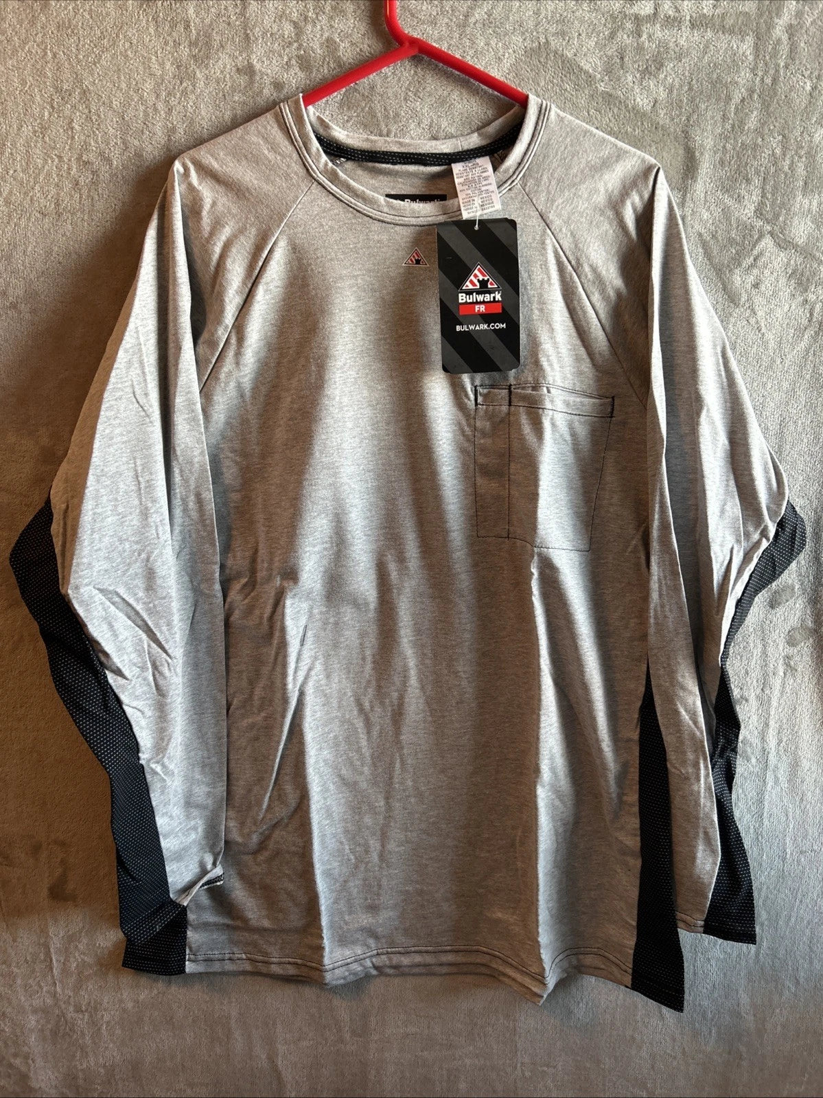 BNWT Mens Bulwark Protective Apparel FR Flame Resistant LS Shirt SZ- XXL -RG