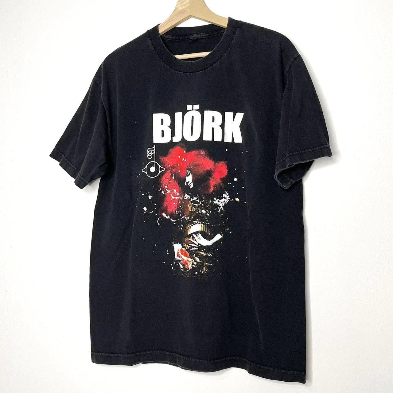 Vintage Bjork Biophilia Album Black Short Sleeve Unisex T shirt