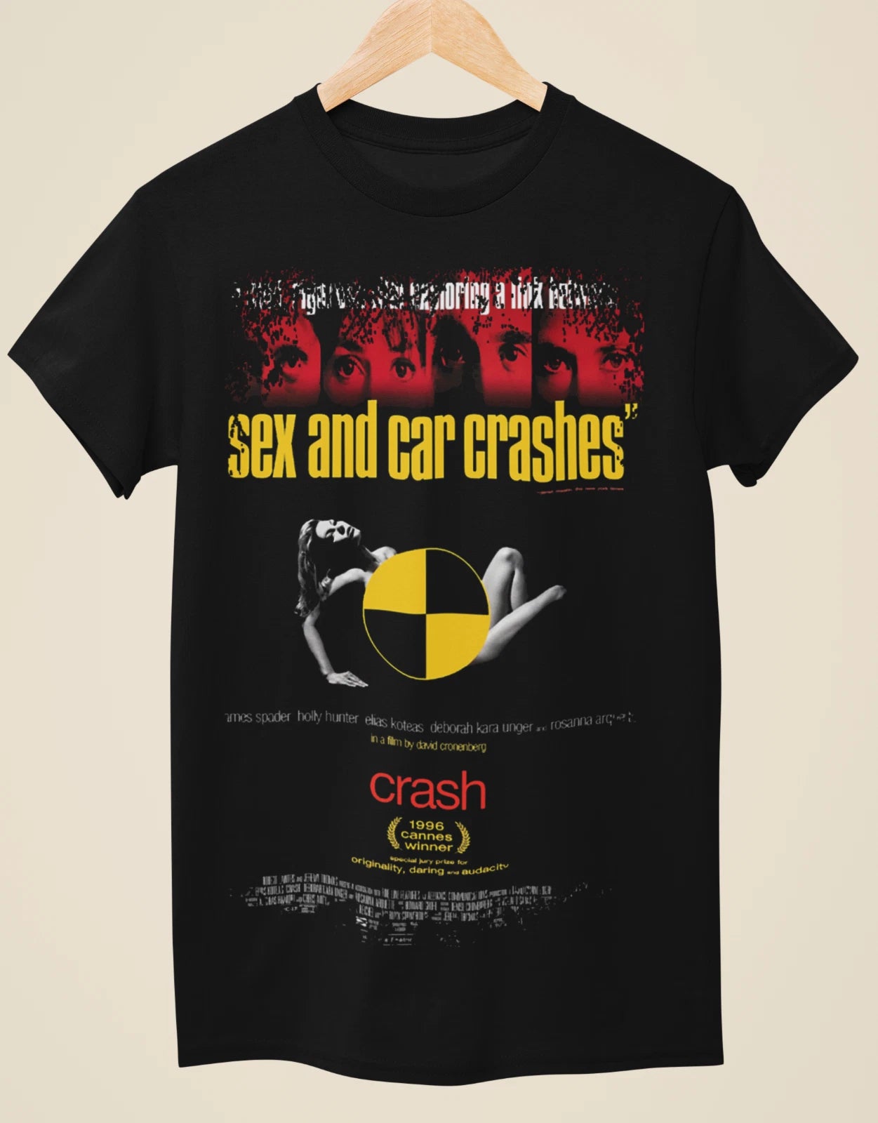 Crash - Movie Poster Inspired Unisex Black T-Shirt