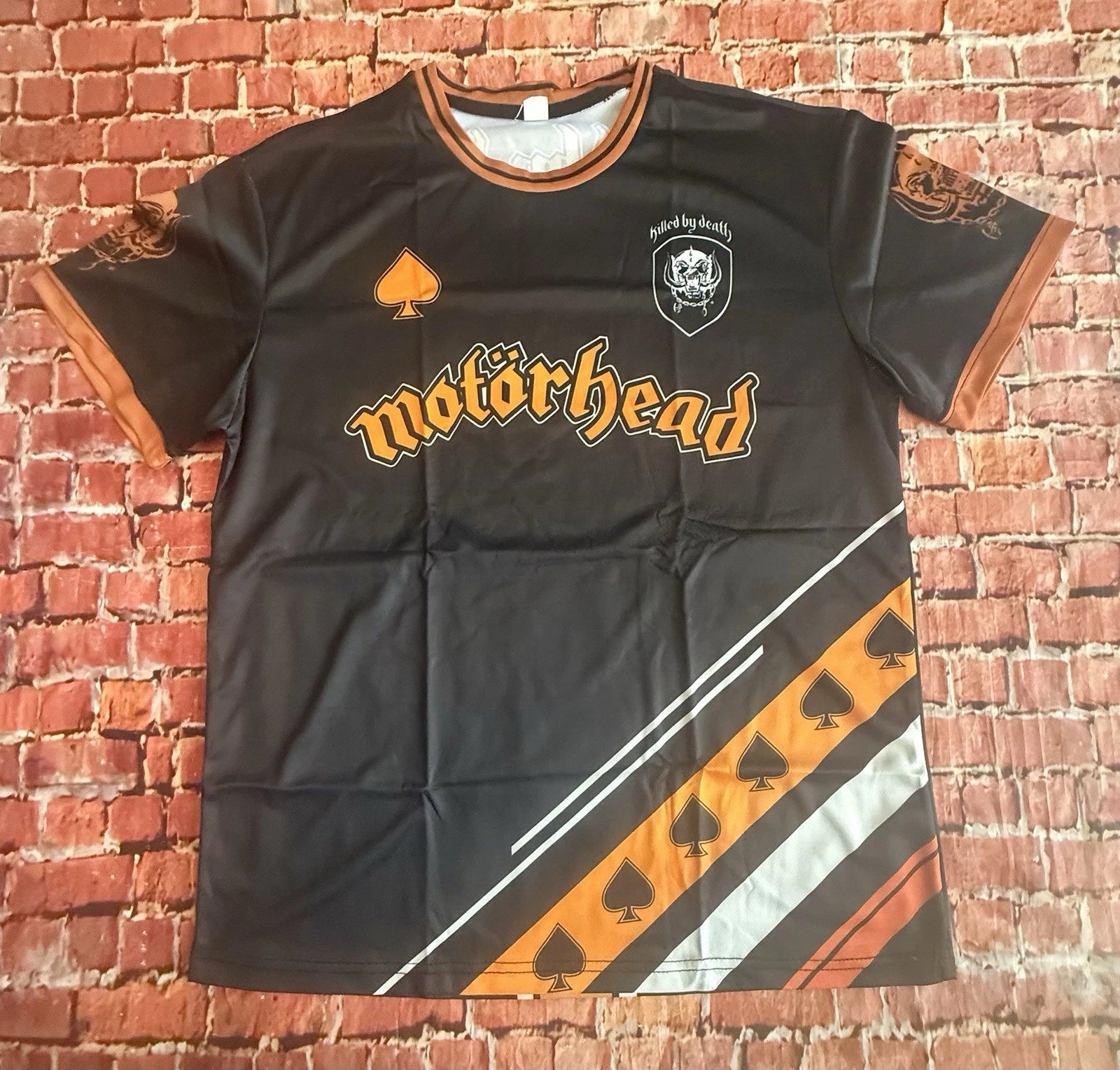 Motörhead Killed By Death Heavy Metal Slim Fit Men’s Football Shirt Top New XL