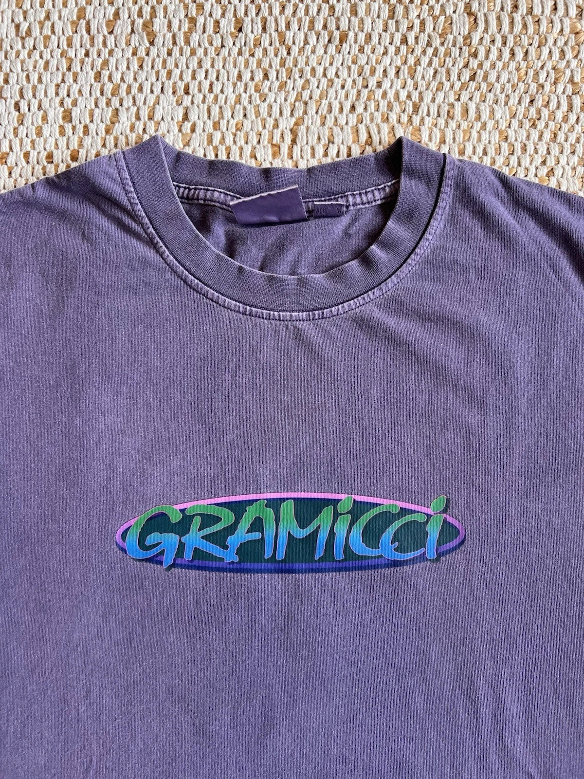 Gramicci Long Sleeve Tee Shirt - Purple - 100% Cotton - M