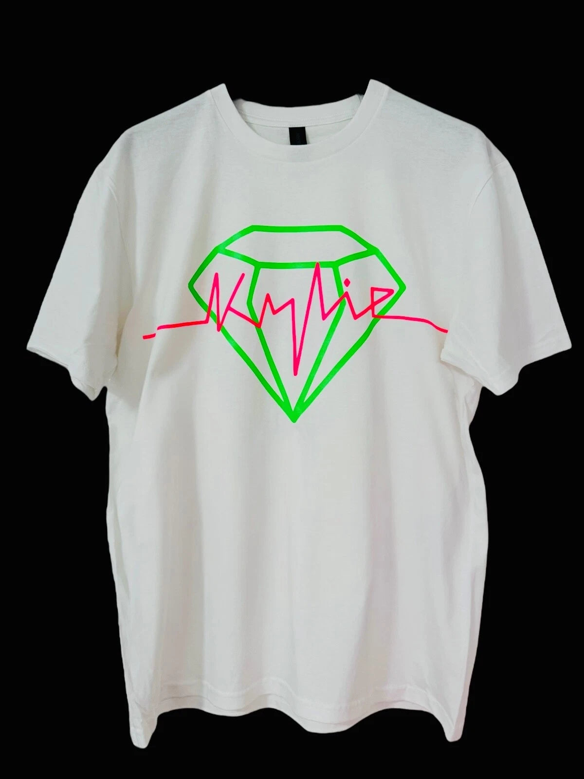 KYLIE MINOGUE - TENSION - White with Neon Pink & Green - Small-4XL  - unofficial