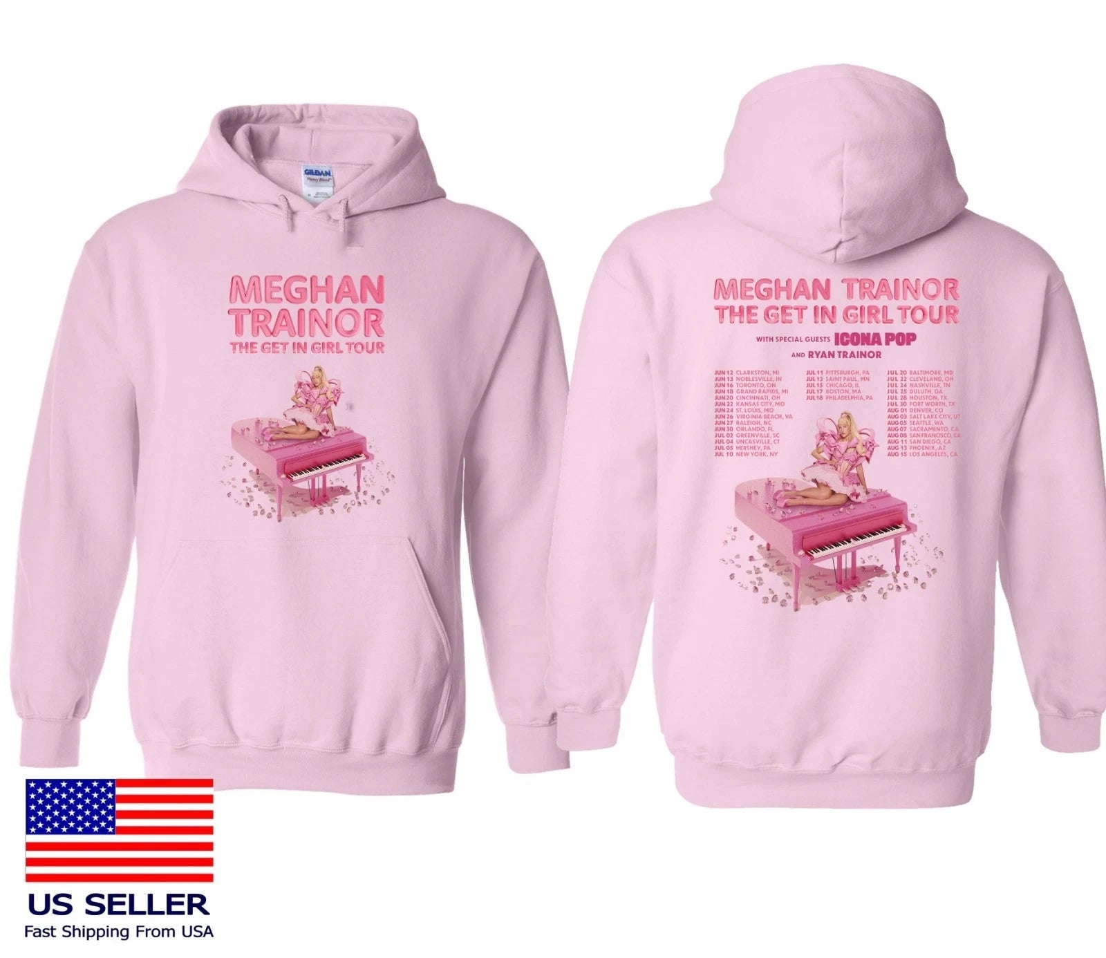 Meghan Trainor The Get In Girl Tour 2026 North America Hoodie or t shirt