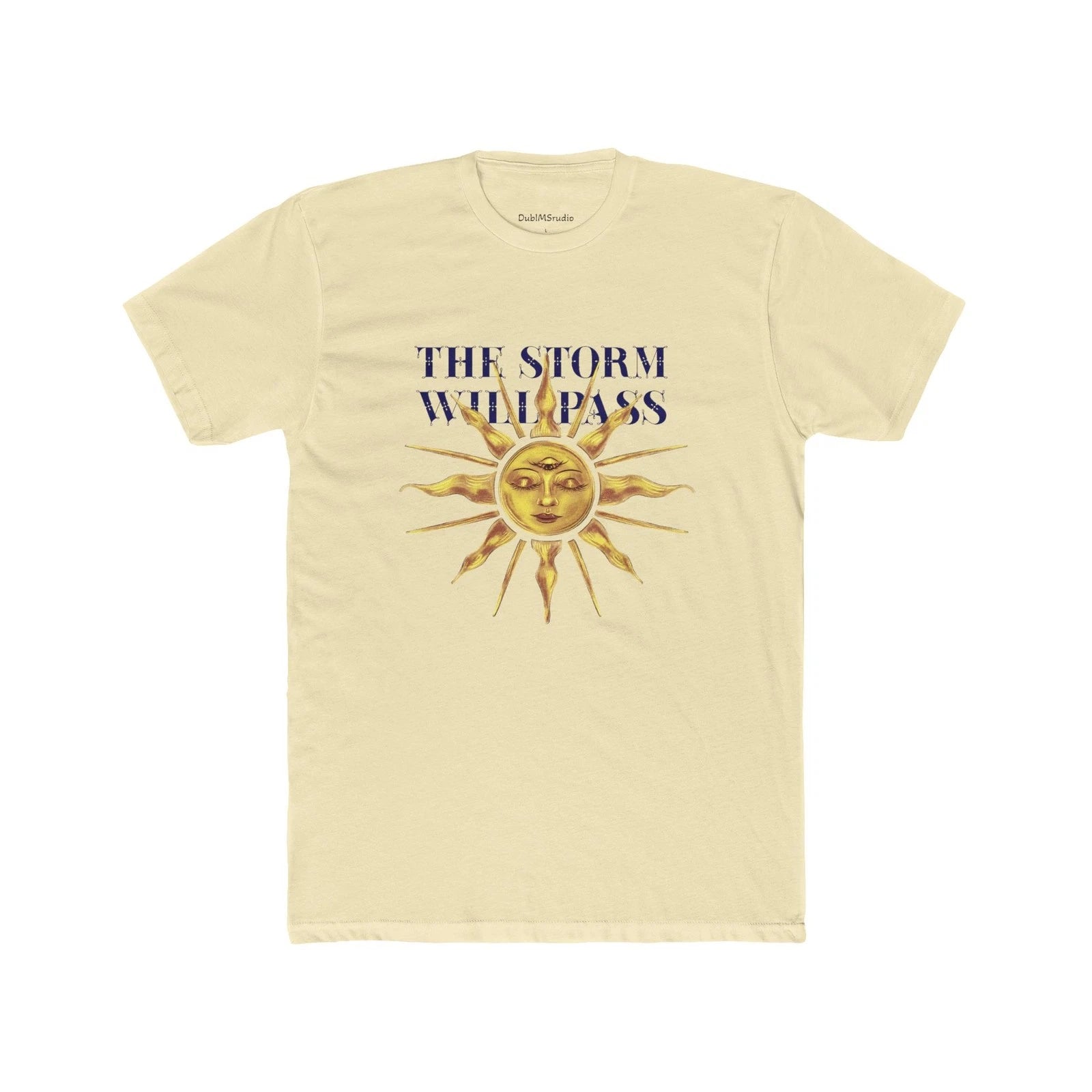 The Storm Will Pass Sun Graphic Tee | Inspirational Sun Illustration