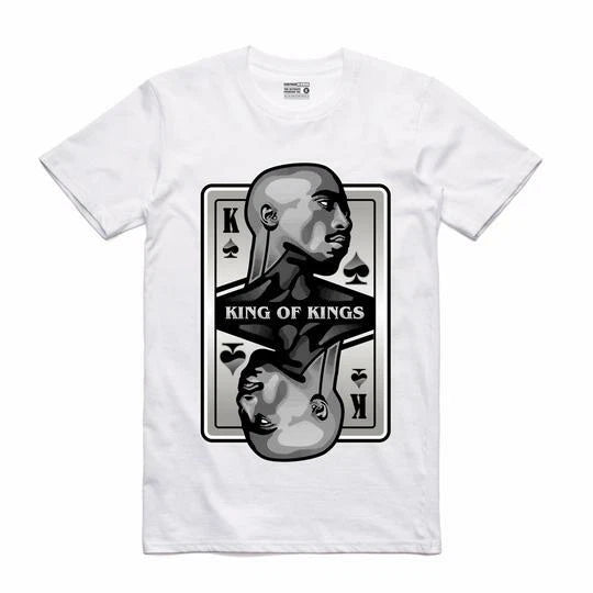 NEW Streetwear on Demand CARDS KING OF KINGS THUG WHITE Tee Shirt SMALL-3XLARGE