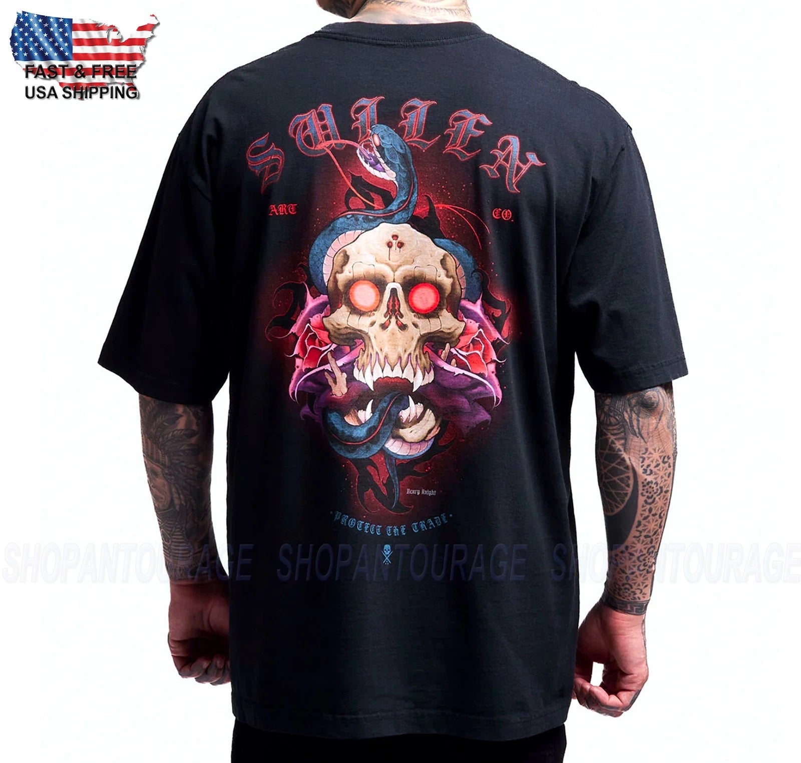 Sullen Art Collective Henry Knight 1 Ton Tee SCM7937 Short Sleeve Men`s T-shirt