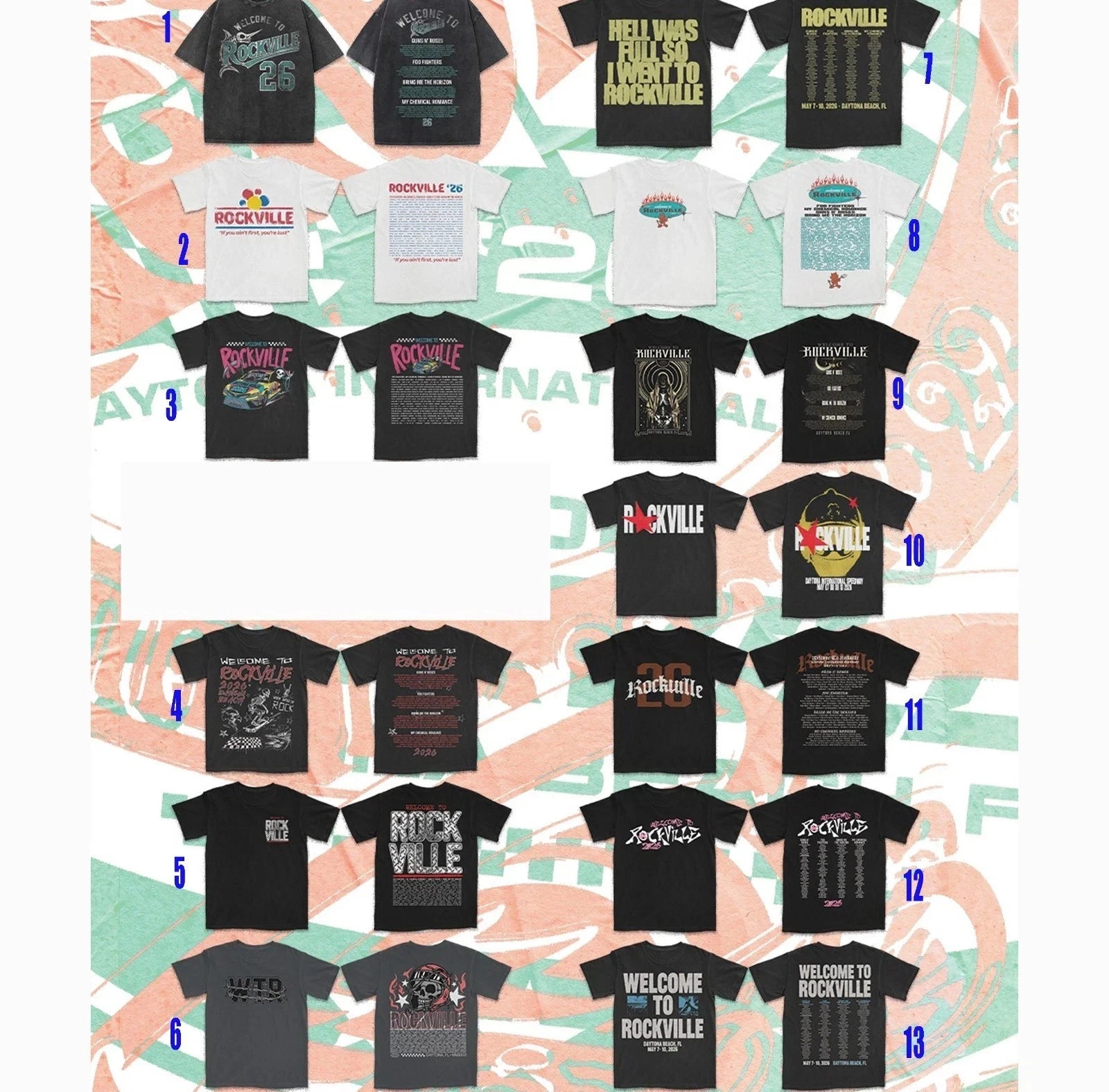 Welcome To Rockville 2026 FL On May 7 10 2026 T shirt