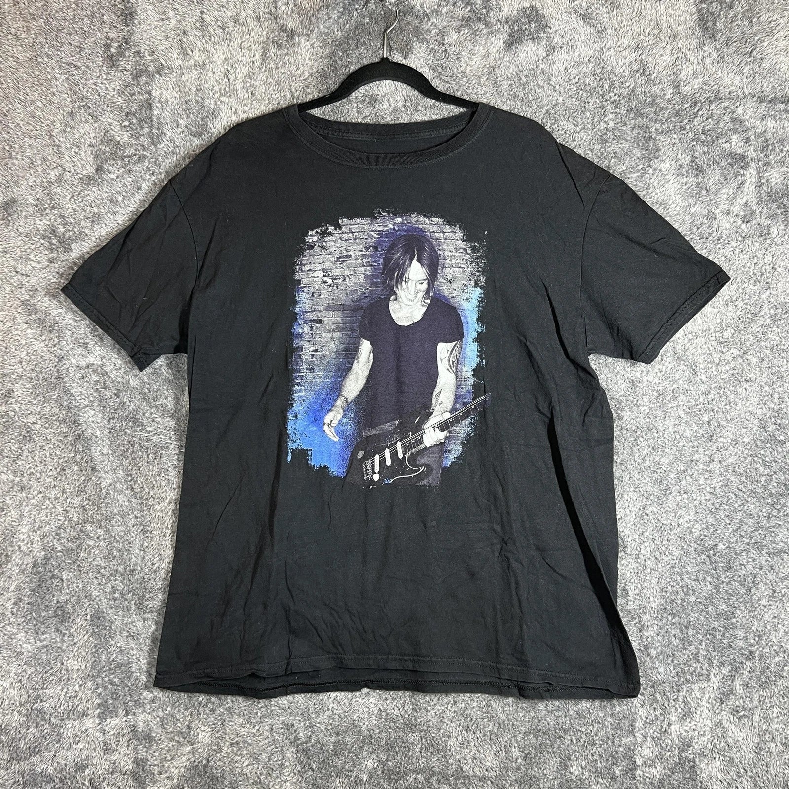Keith Urban Shirt Mens L Black Graffiti U Tour Graphic T Shirt Concert