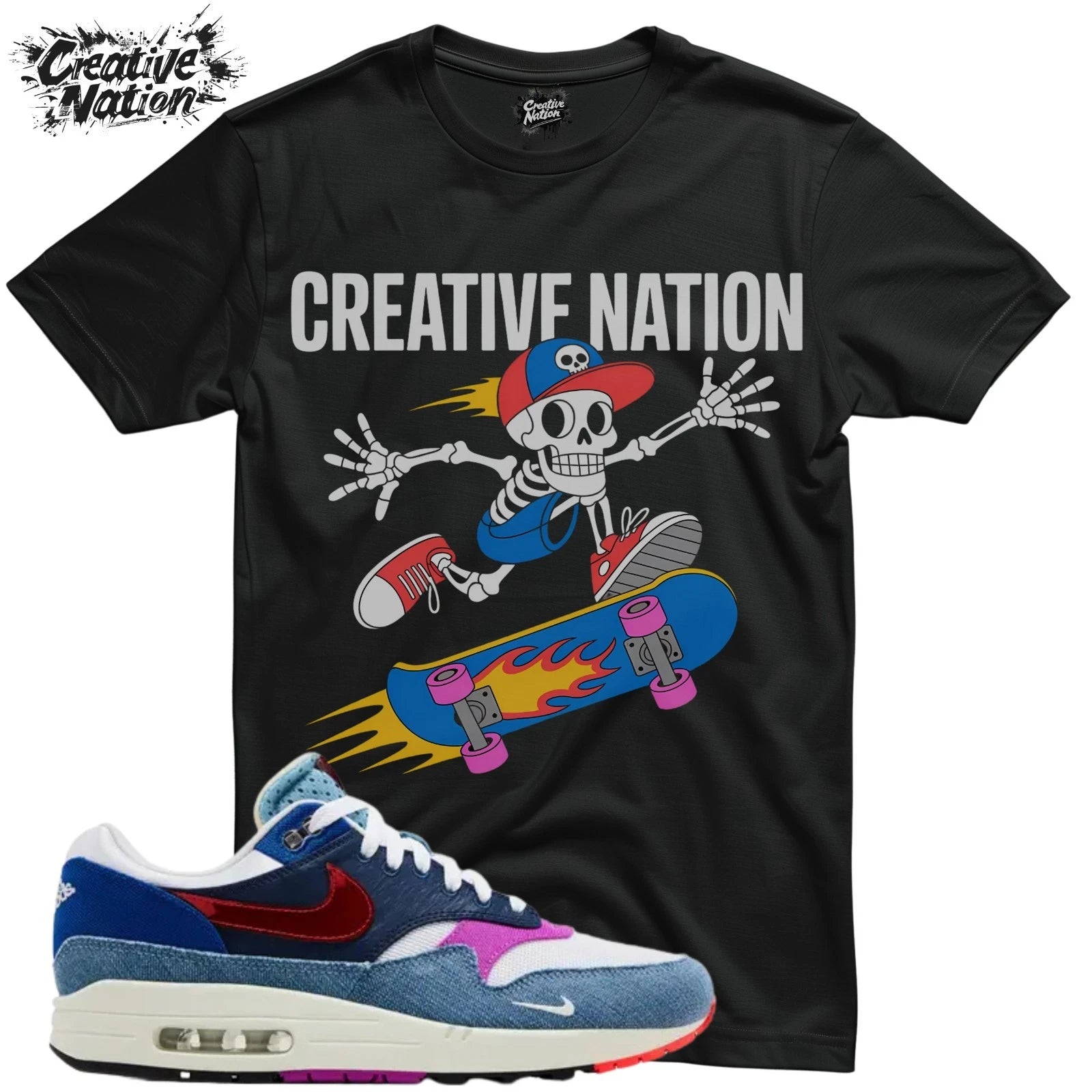 Shirt To Match Air Max 1 Premium Goods Sport Red Varsity Royal Unisex Tee