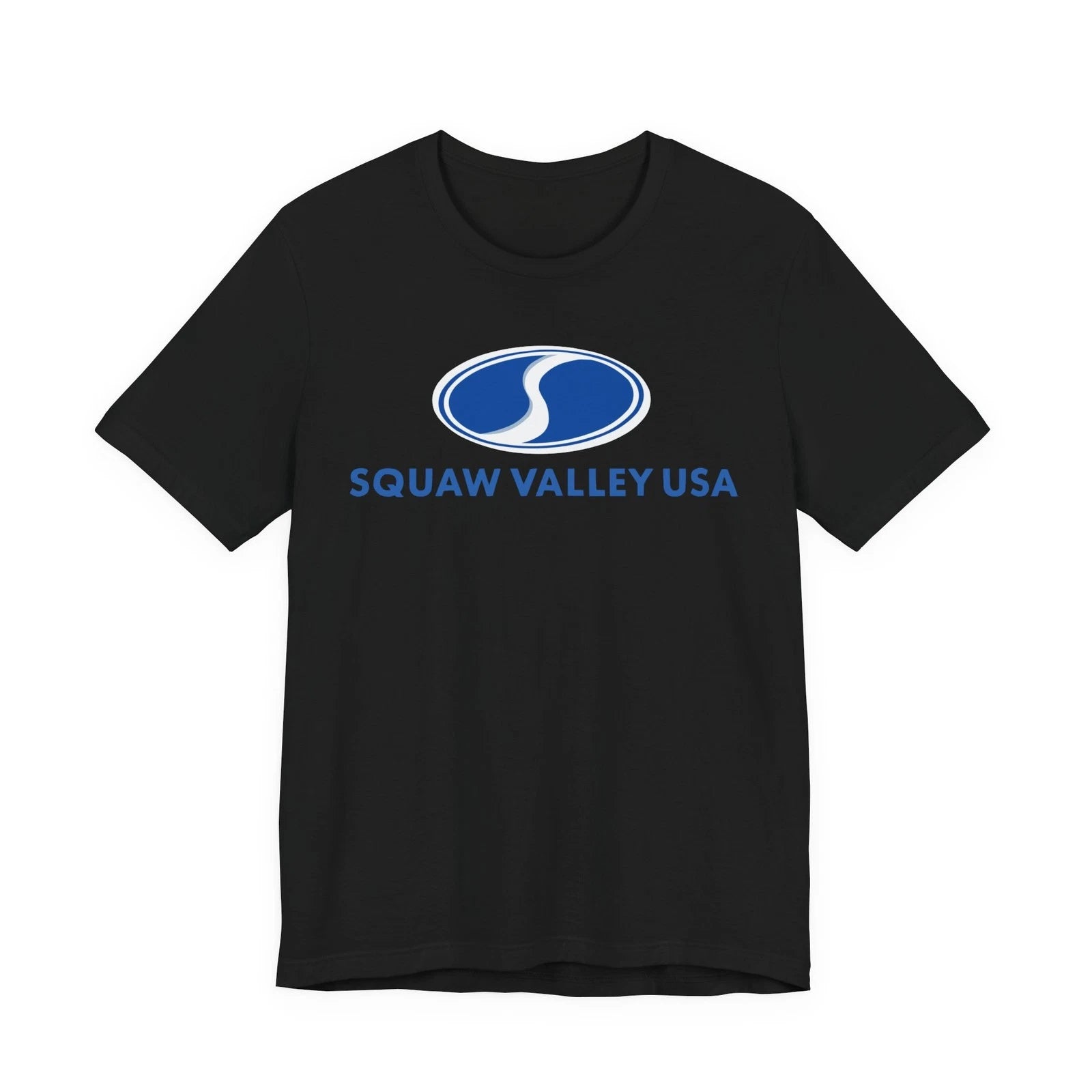 Graphic Squaw Valley Alpine Meadows Ski Resort Logo Unisex T-Shirt USA S–5XL