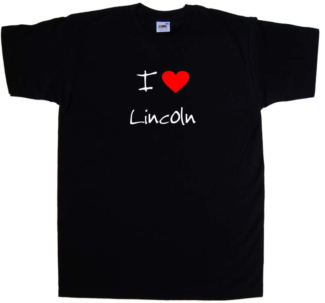 I Love Heart Lincoln T-Shirt