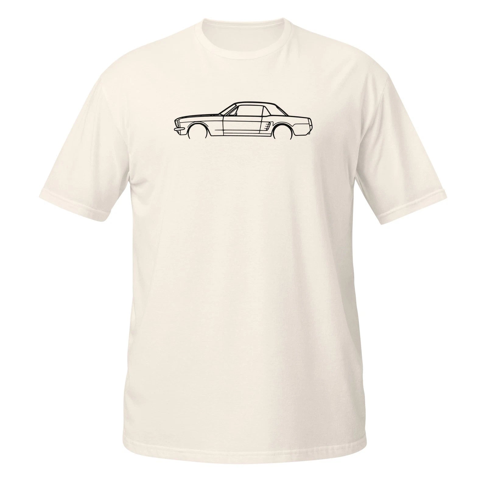 Comfy T-Shirt For Ford Mustang Coupe 1966 Car Lovers Birthday Gift Stylish Tee