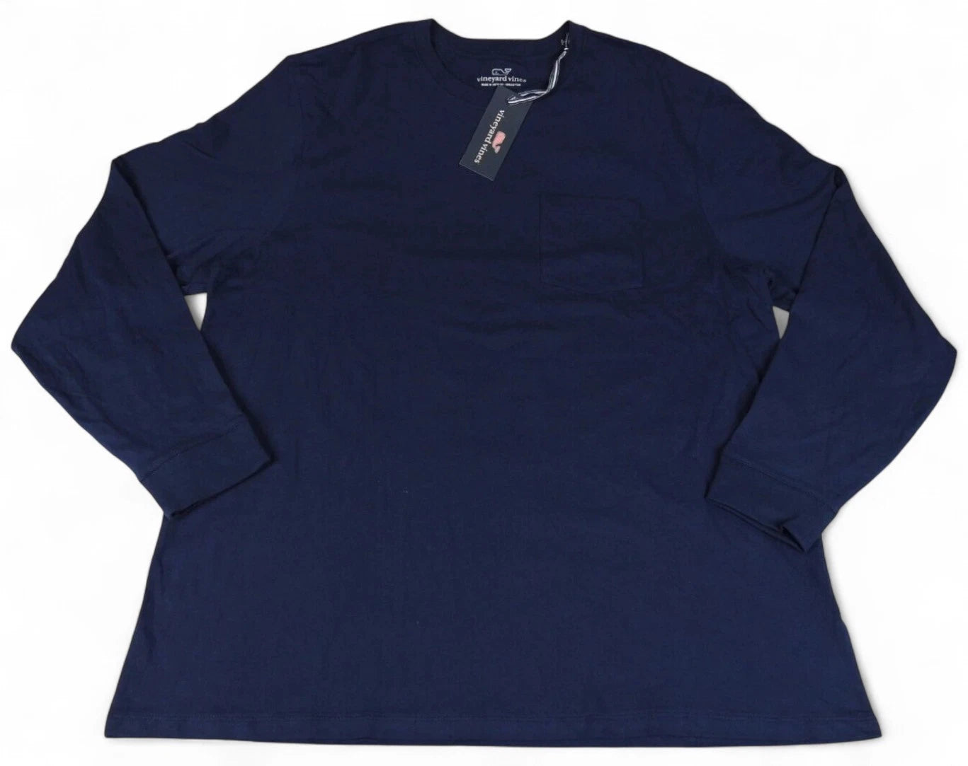 Vineyard Vines Shirt Mens Small Deep Bay Long Sleeve Pocket Slim Fit 6V0019-376
