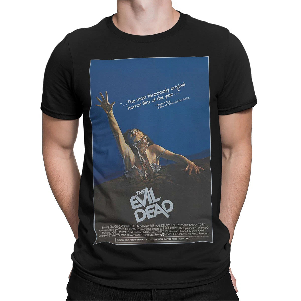 The Evil Dead Horror Movie Film Mens Womens Graphic Tee