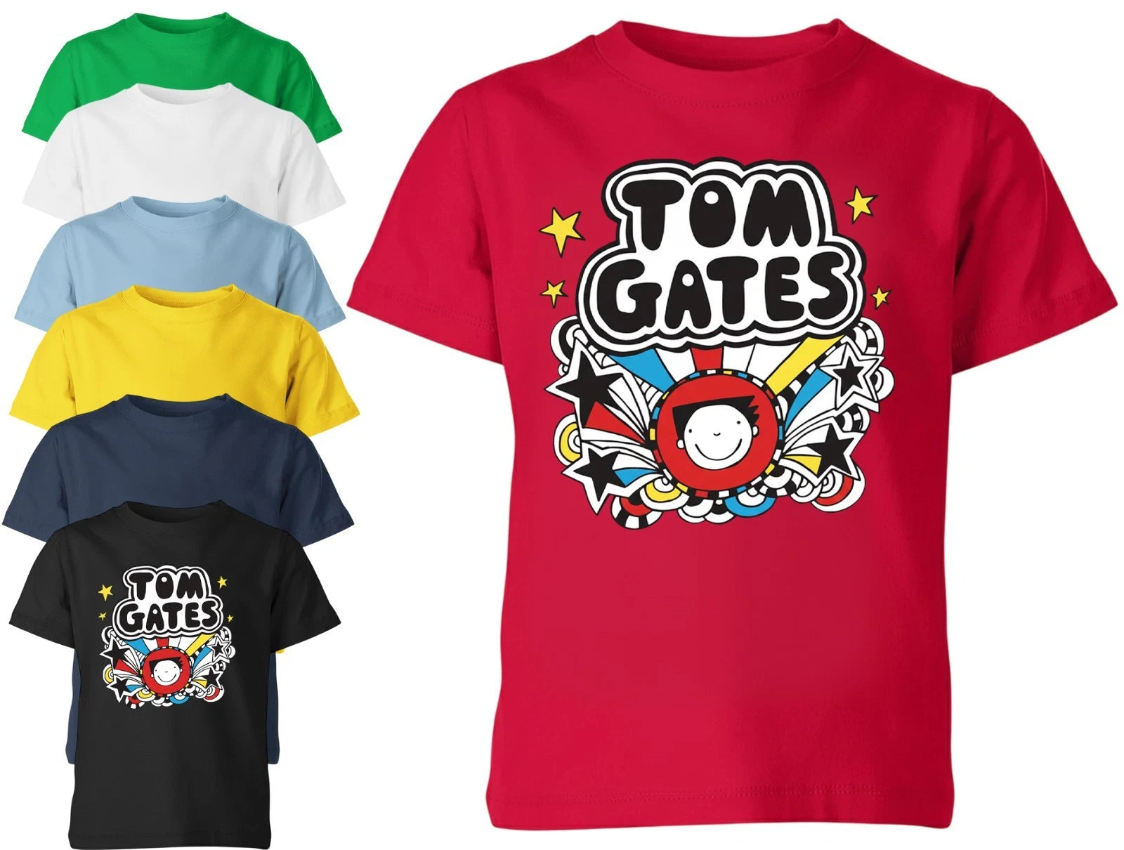 Tom Gates World Book Day Kids Unisex T shirt Boys Girls Tee Top