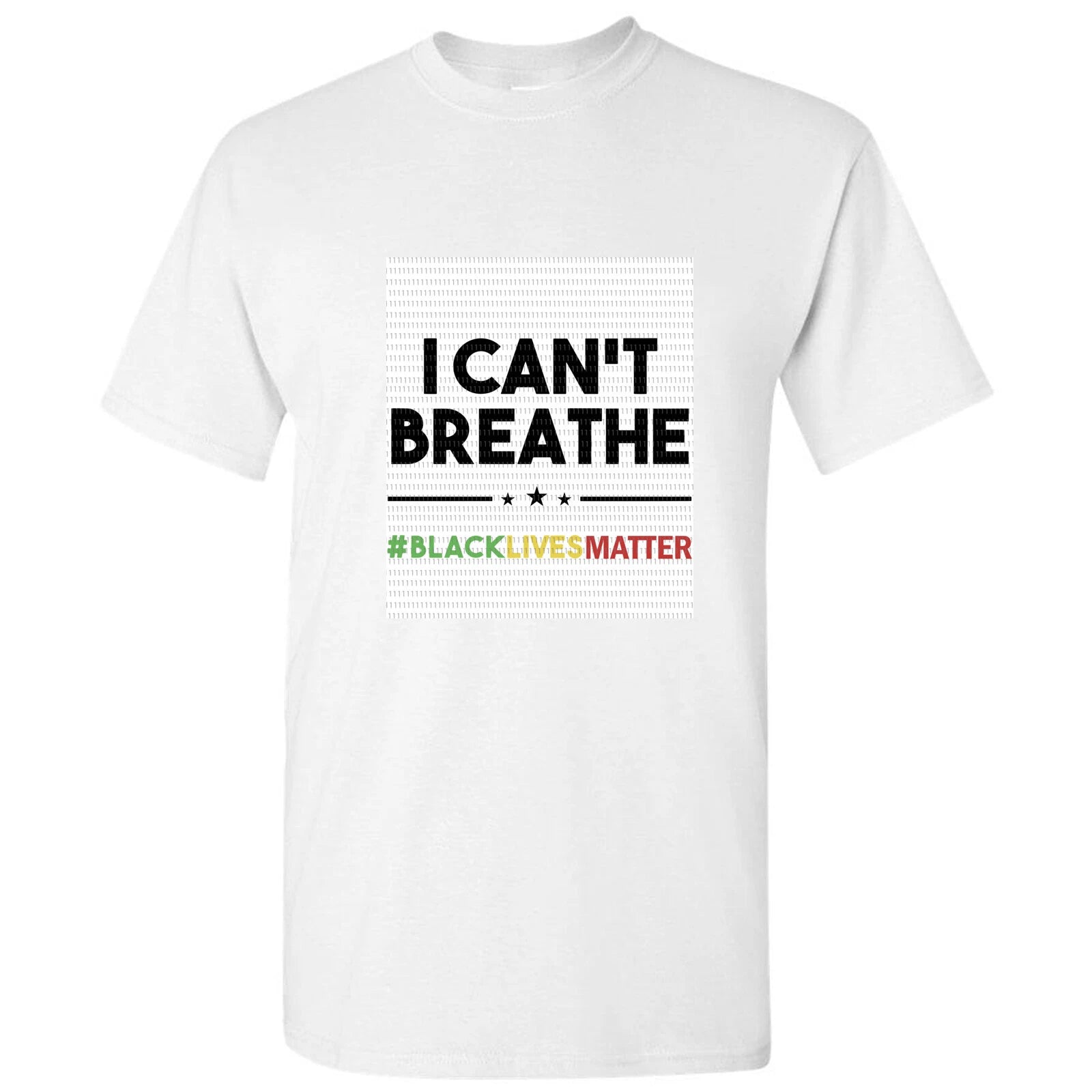 Black Lives Matter I Can't Breathe Equality LGBTQ White Men T Shirt Tee S - 5XL