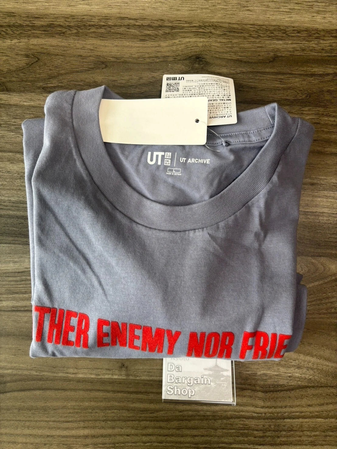bargain price UNIQLO METAL GEAR SOLID ARCHIVE GRAPHIC UT T-SHIRT in Hand acs