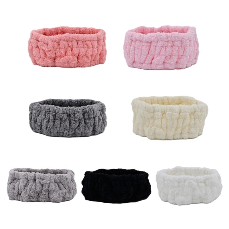 Stylish Multi Color Coral Fleece Headdress Fashion Accessory for Women Girls
