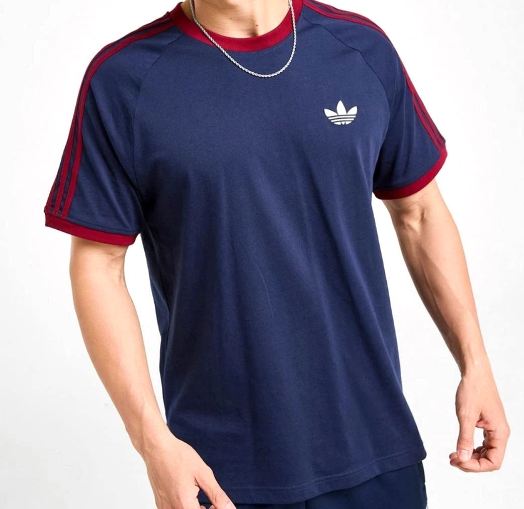 RARE NEW MENS ADIDAS ORIGINALS 3-STRIPES CALIFORNIA TREFOIL SHIRT ~ LARGE #KD912