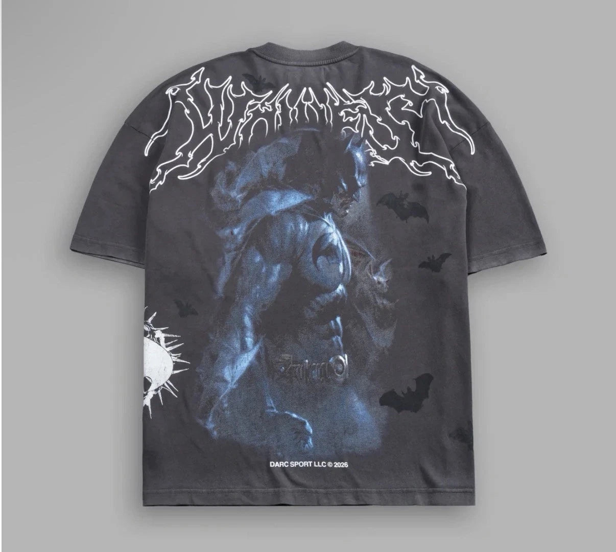 Darc Sport Batman Bats in the Night Oversized Tee size 2XL IN HAND