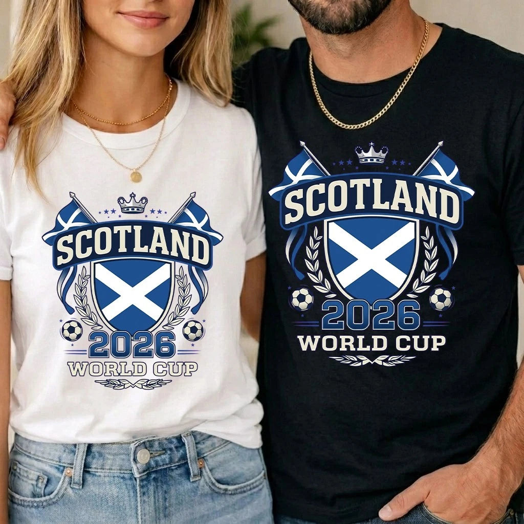 Scotland World Cup 2026 Football Fan Unisex Kids T Shirt Scottish Soccer Tee