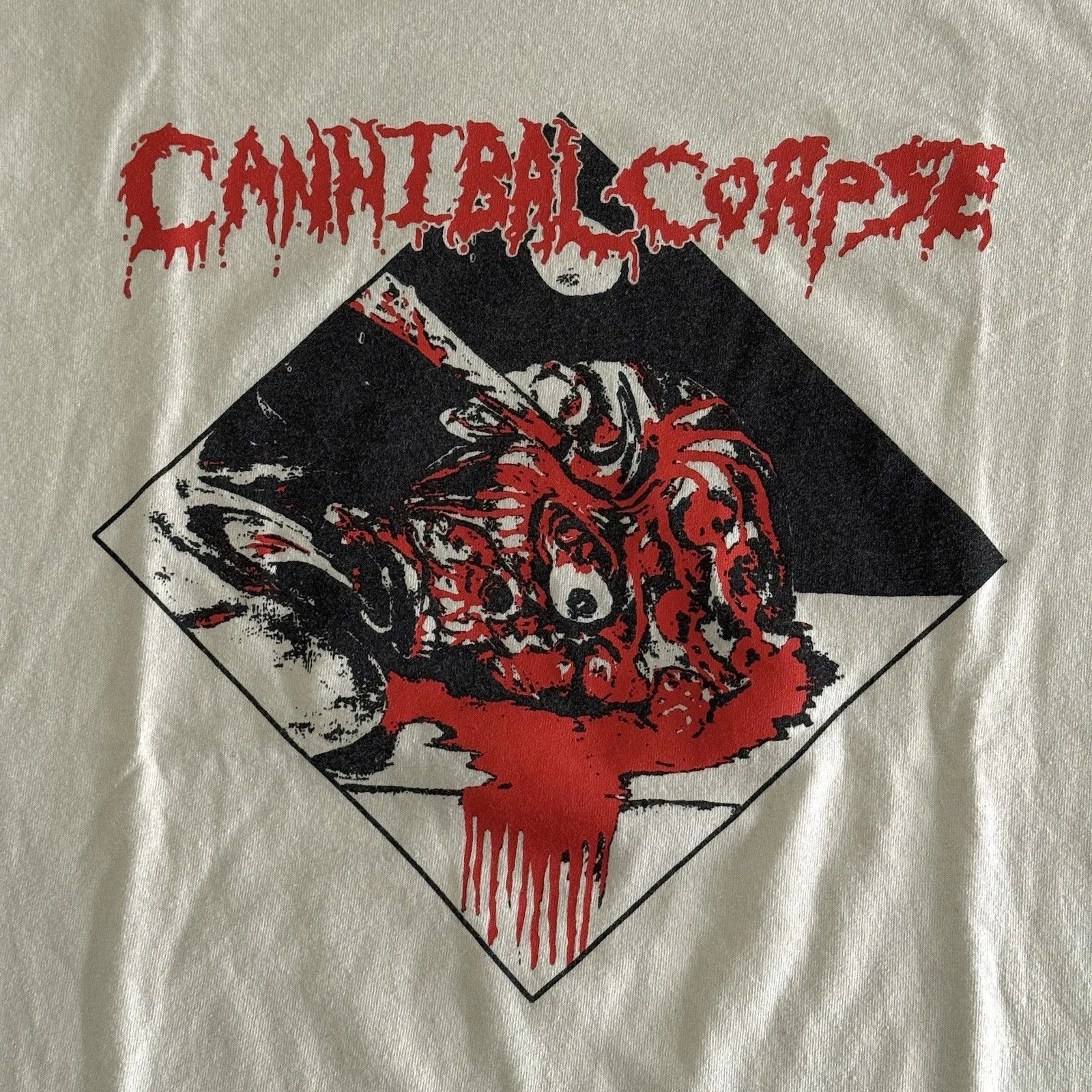 CANNIBAL CORPSE: Hammer Smashed Face Long Sleeve T-Shirt Size Medium