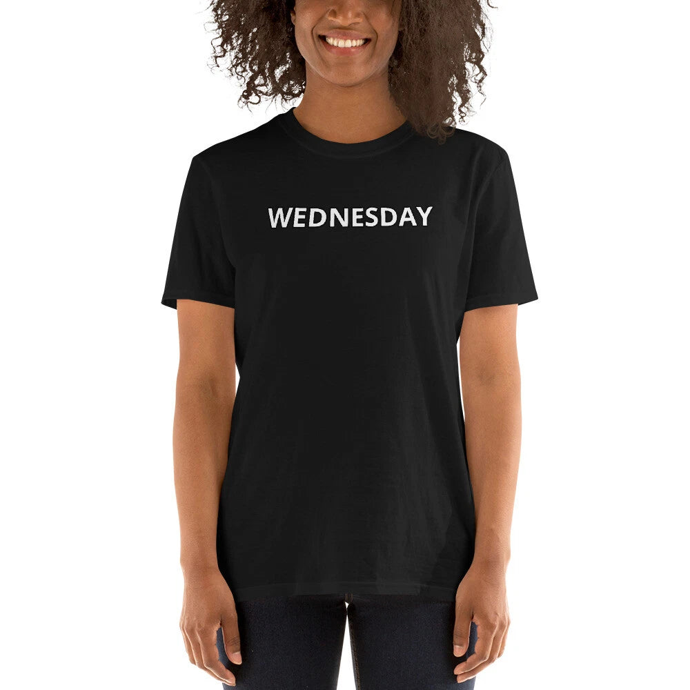 Days of the Week – WEDNESDAY – Short-Sleeve Unisex Funny T-Shirt