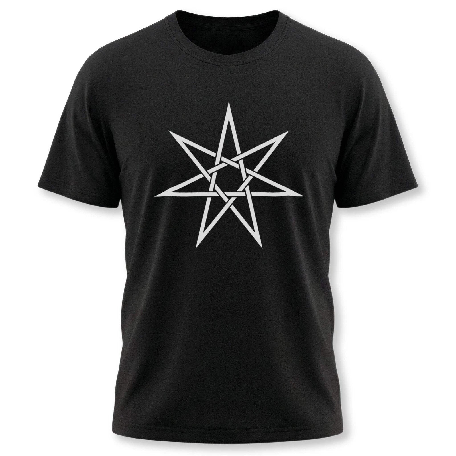 7-Pointed Star Heptagram T-Shirt | Mystical Streetwear Unisex Graphic Tee