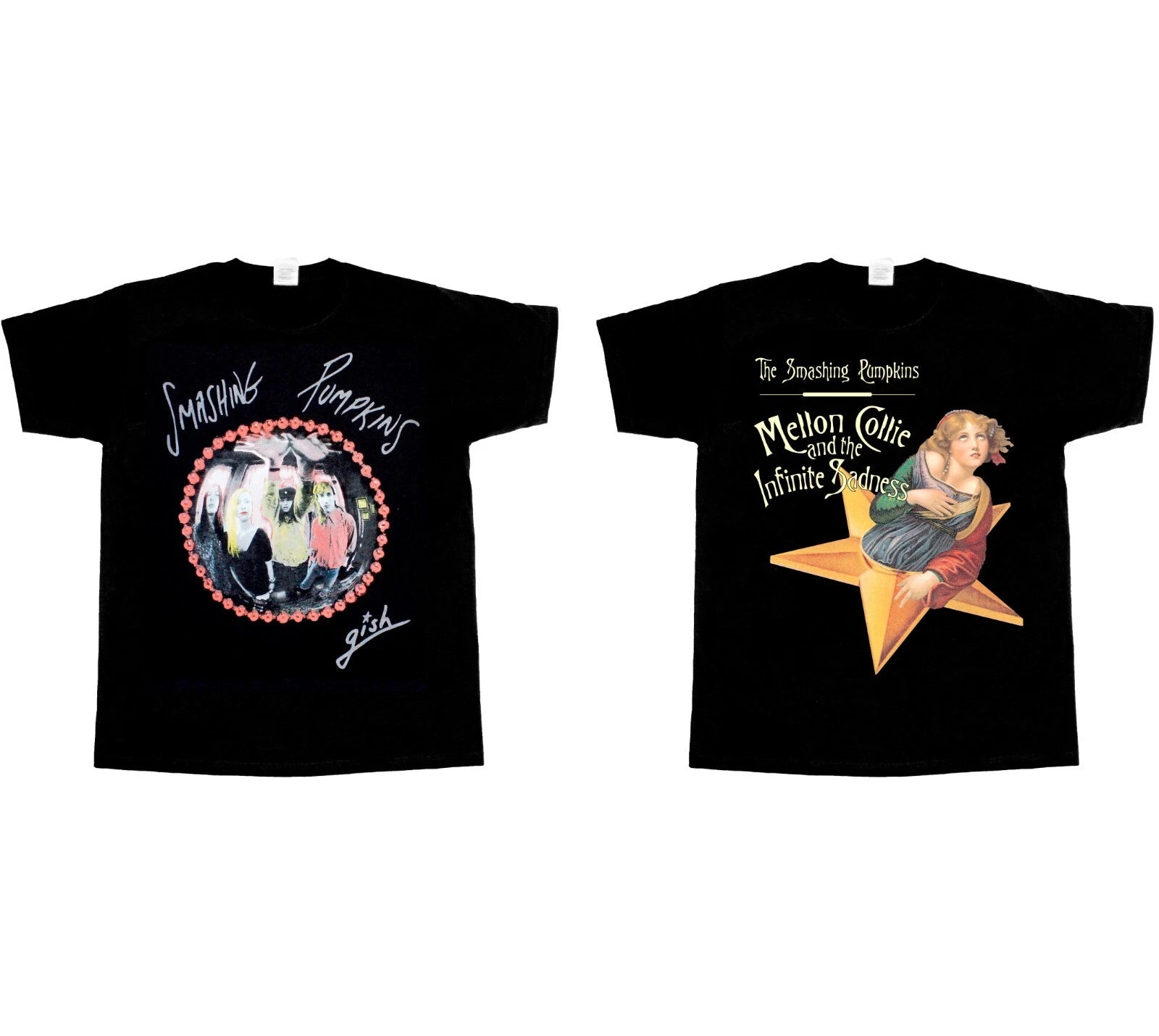 smashing pumpkins Mellon Collie and the Infinite Sadness Gish black t-shirt