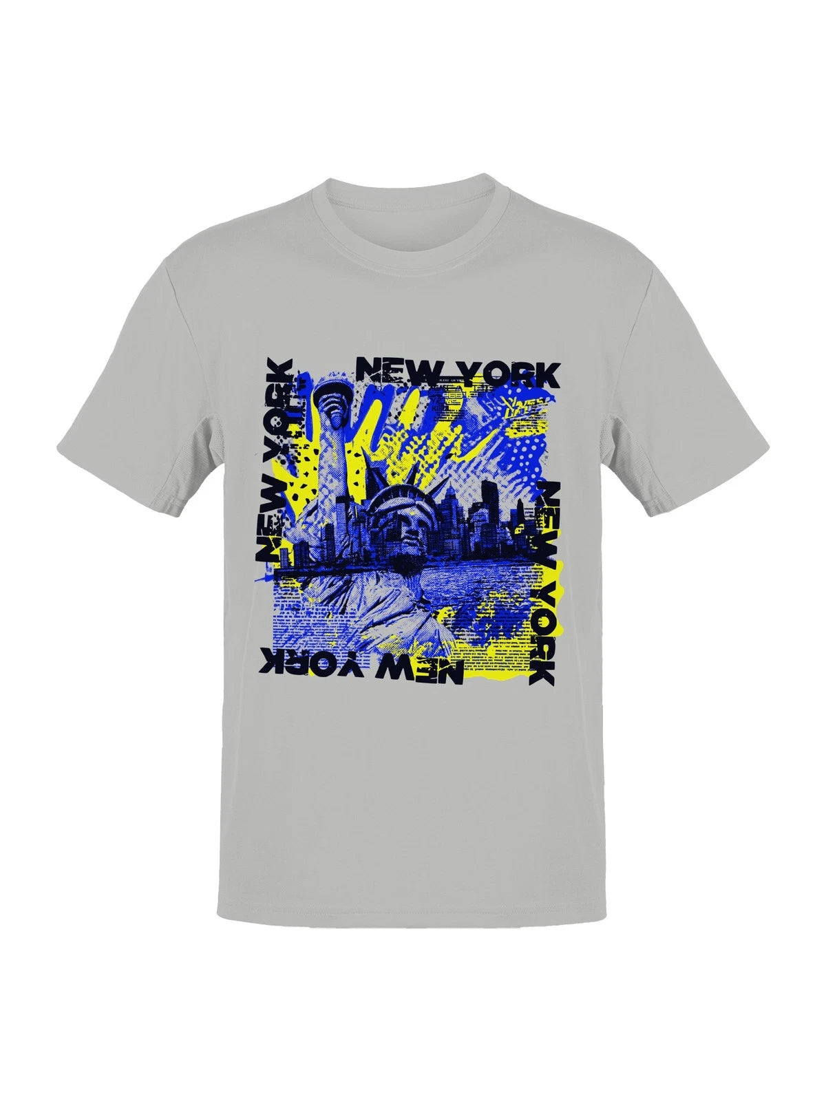 Urban New York Cityscape Collage Men's T-shirt
