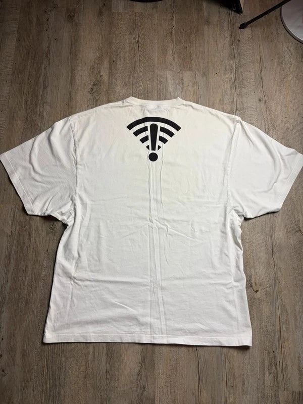 balenciaga arrow wifi oversized t shirt