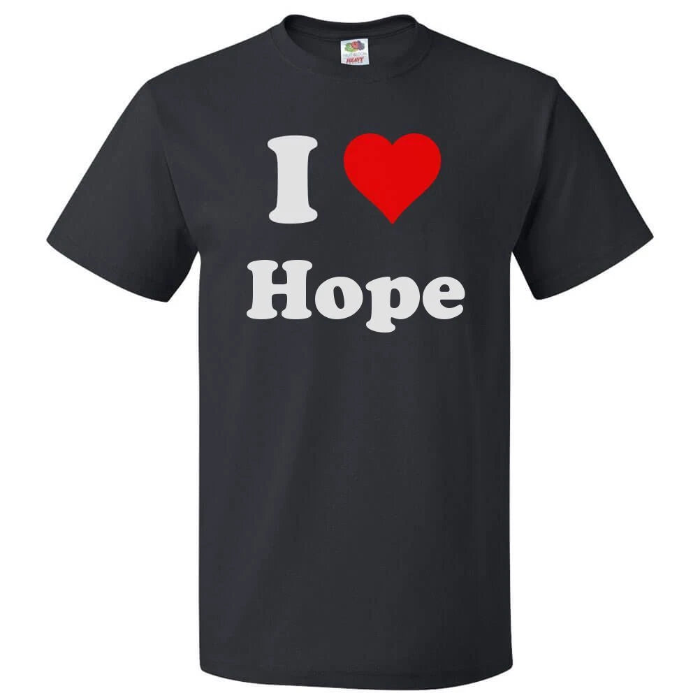 I Love Hope T shirt I Heart Hope Tee