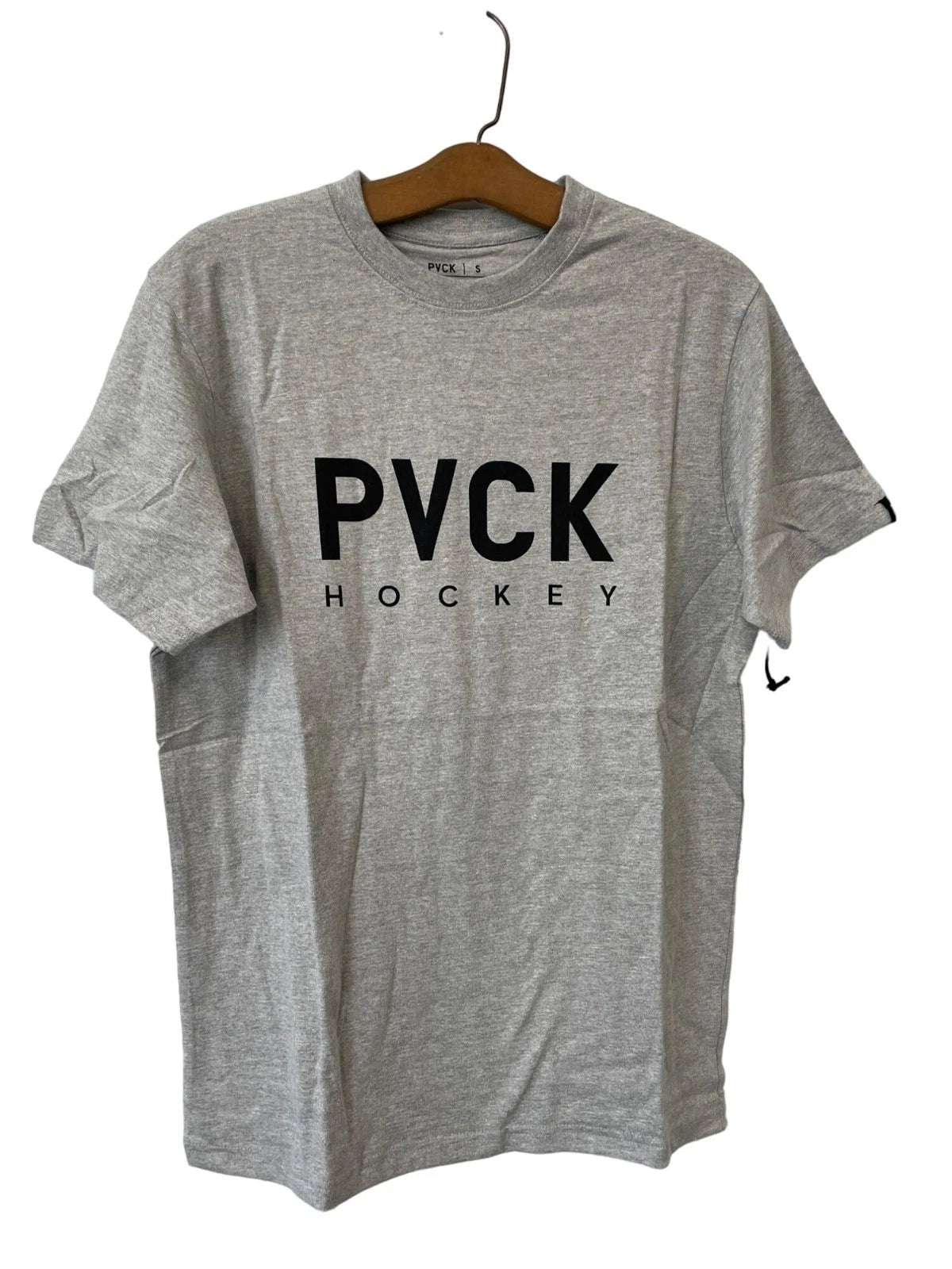 PVCK Graphic Tee Large Hockey Short Sleeve Crewneck Basic Tee Everyday Wear NEW