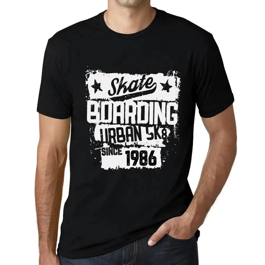 Men's Graphic T-Shirt Urban Skateboard Since 1986 38th Birthday Anniversary 38