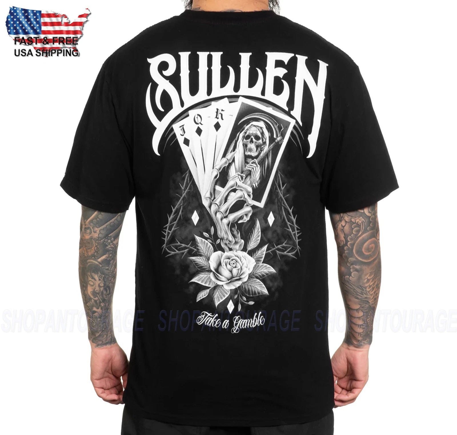 Sullen Art Collective Gamble Premium Fit SCM6517 Men's Short Sleeve T-Shirt