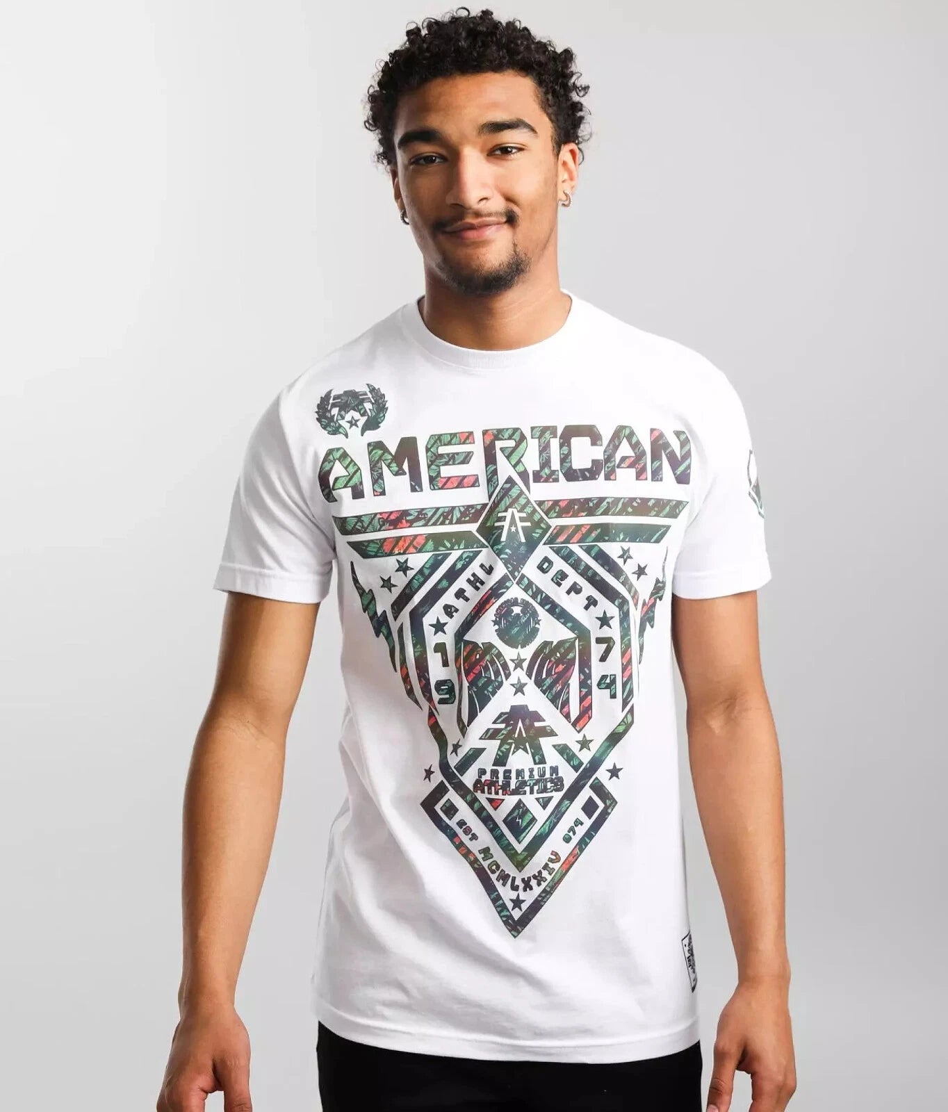 Men's American Fighter Premium Fairbanks Tattoo MMA Y2K T-Shirt Tee XS-XXXL