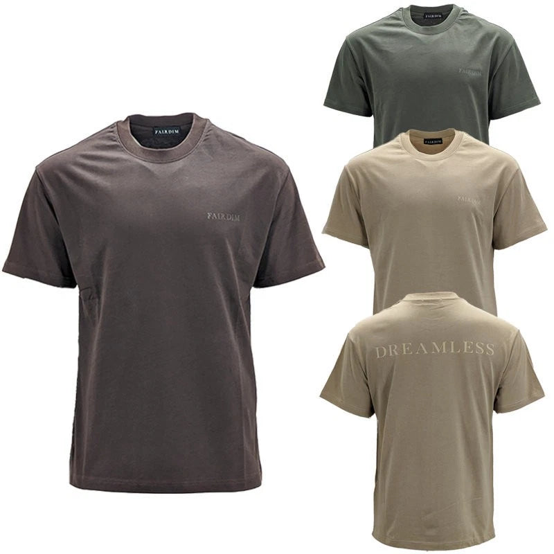 FAIRDIM Mens T Shirts Crew Neck Casual T Shirt Short Sleeve Summer Plain Tee New