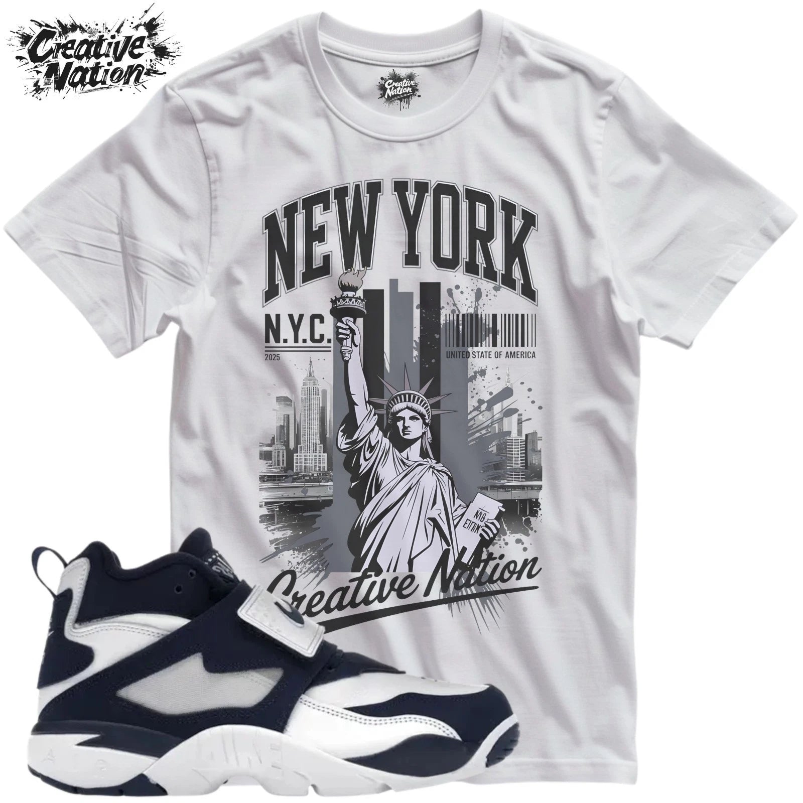 Shirt To Match Unisex Tee Sneaker Shirt Statue Of Liberty Shirt