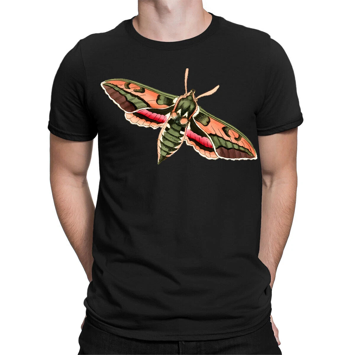 Vintage Moths Butterfly Insect Mens Womens T-Shirts Tee Top #TA-44