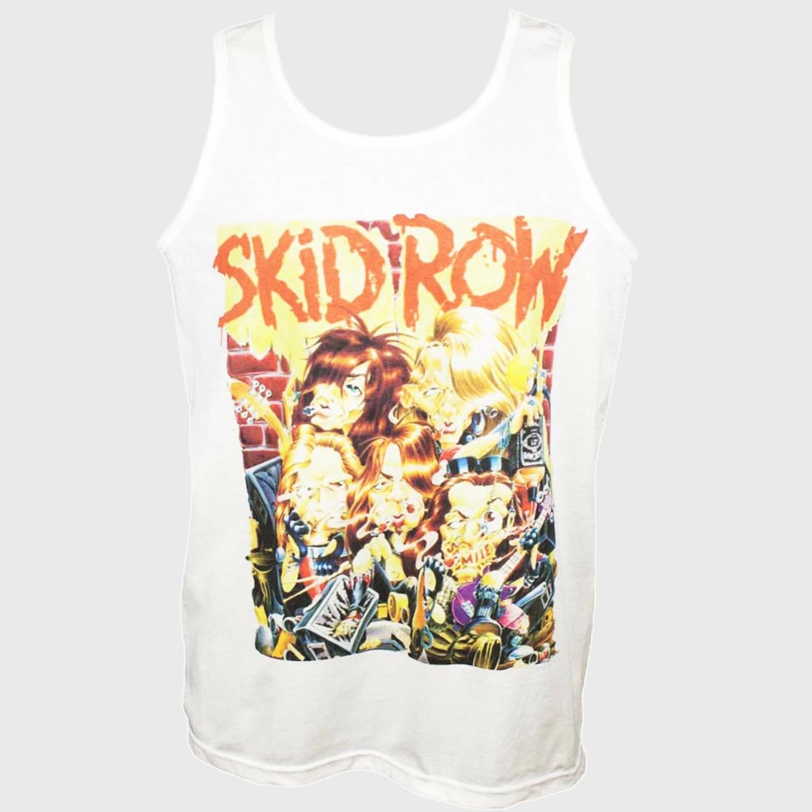 Skid Row Rock Metal T-shirt Sleeveless Unisex Vest Tank Top S-3XL