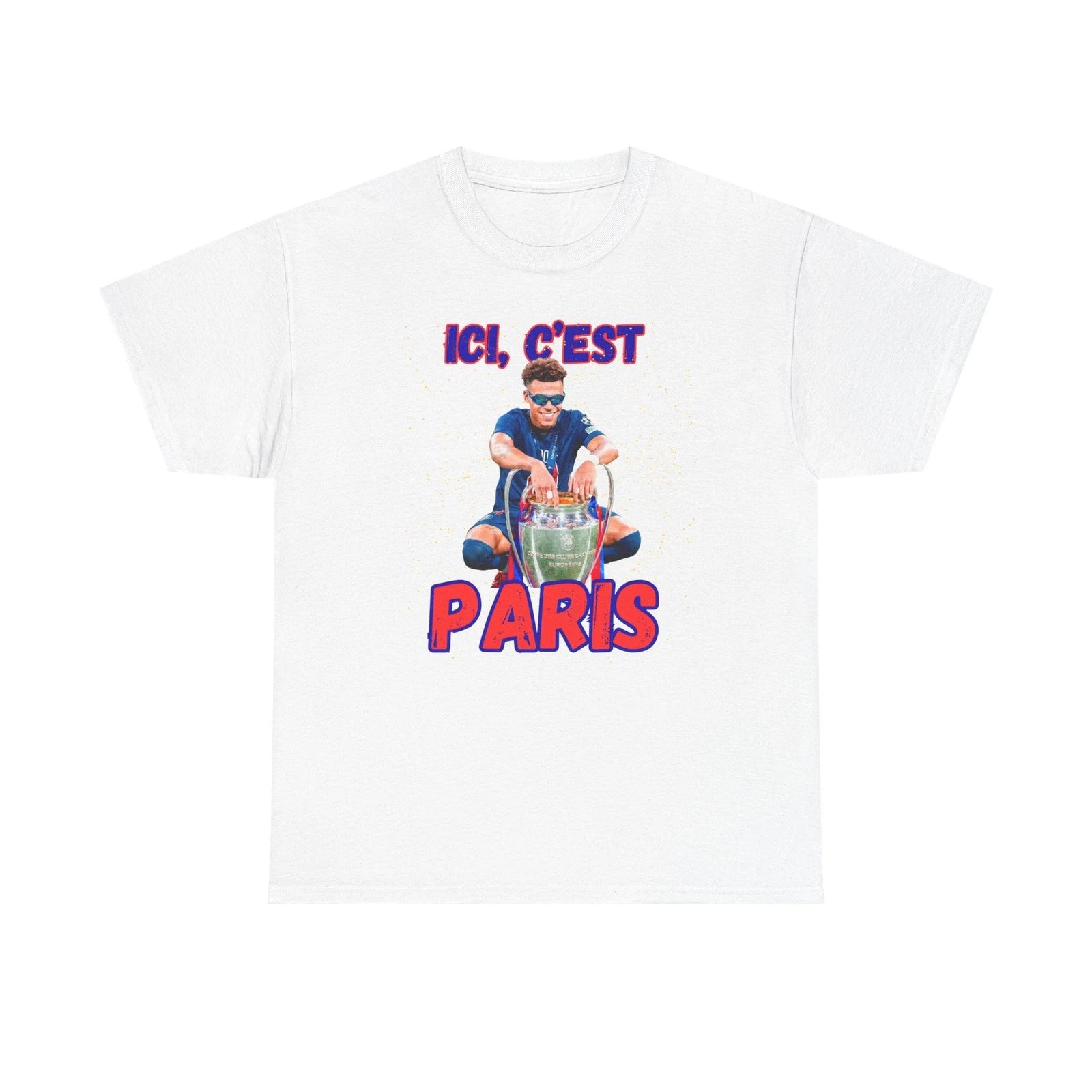 Désiré Doué PSG - This is PARIS | Casual Everyday Wear, Comfortable Cotton Top