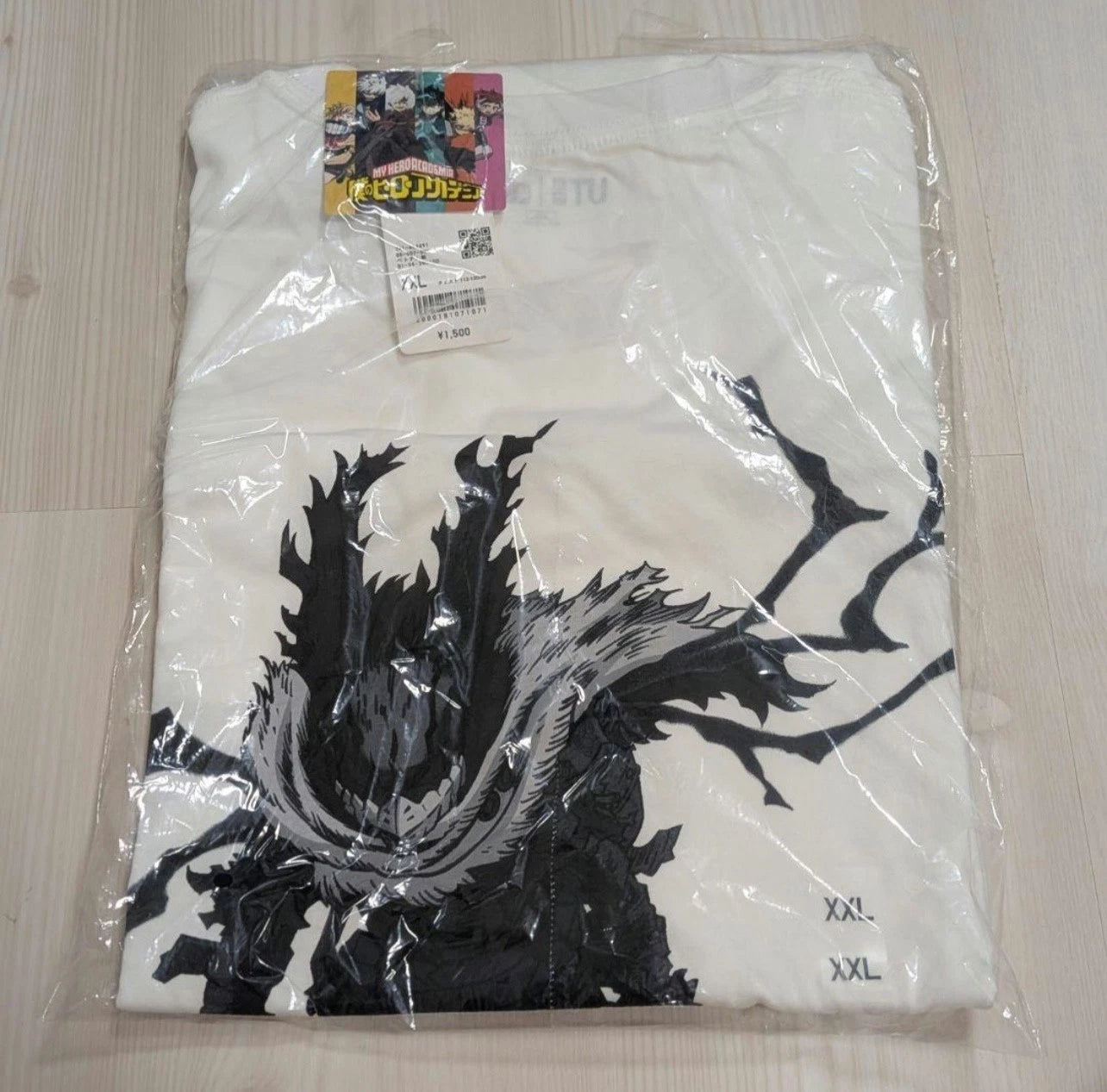 My Hero Academia Uniqlo UT Dark Deku XXL Shirt White Factory Sealed Brand New
