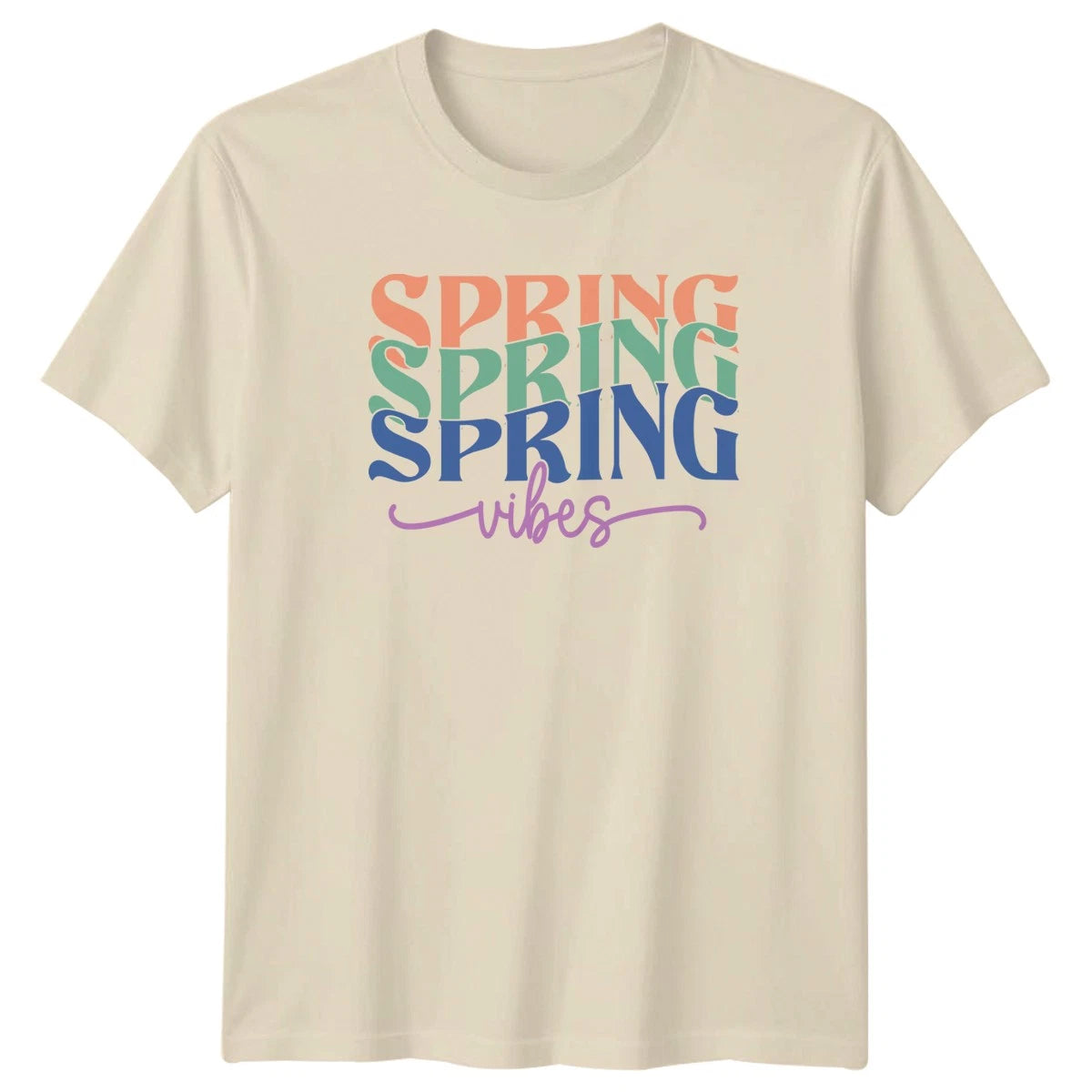 Spring Vibes T-Shirt Boho Aesthetic Seasonal Gift For Him And Her