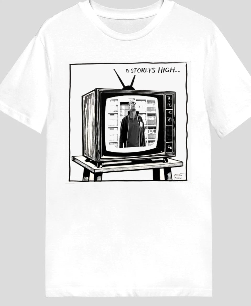 15 Storys high t-shirt - sitcom sean lock tv show