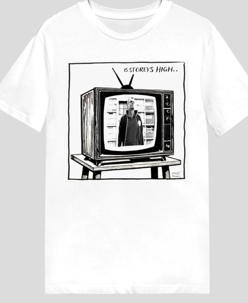 15 Storys high t-shirt - sitcom sean lock tv show