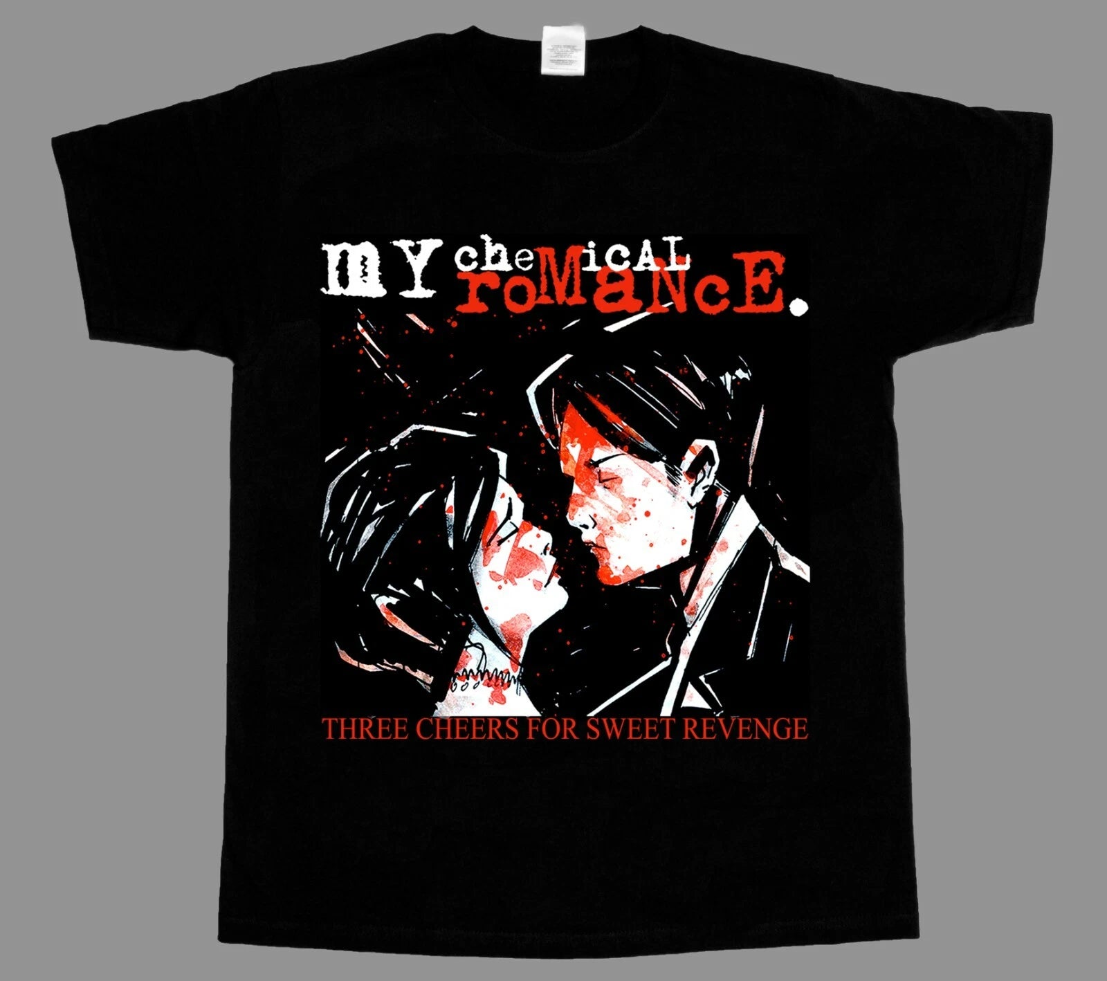 MY CHEMICAL ROMANCE THREE CHEERS FOR SWEET REVENGE MCR SHORT LONG SLEEVE T-SHIRT