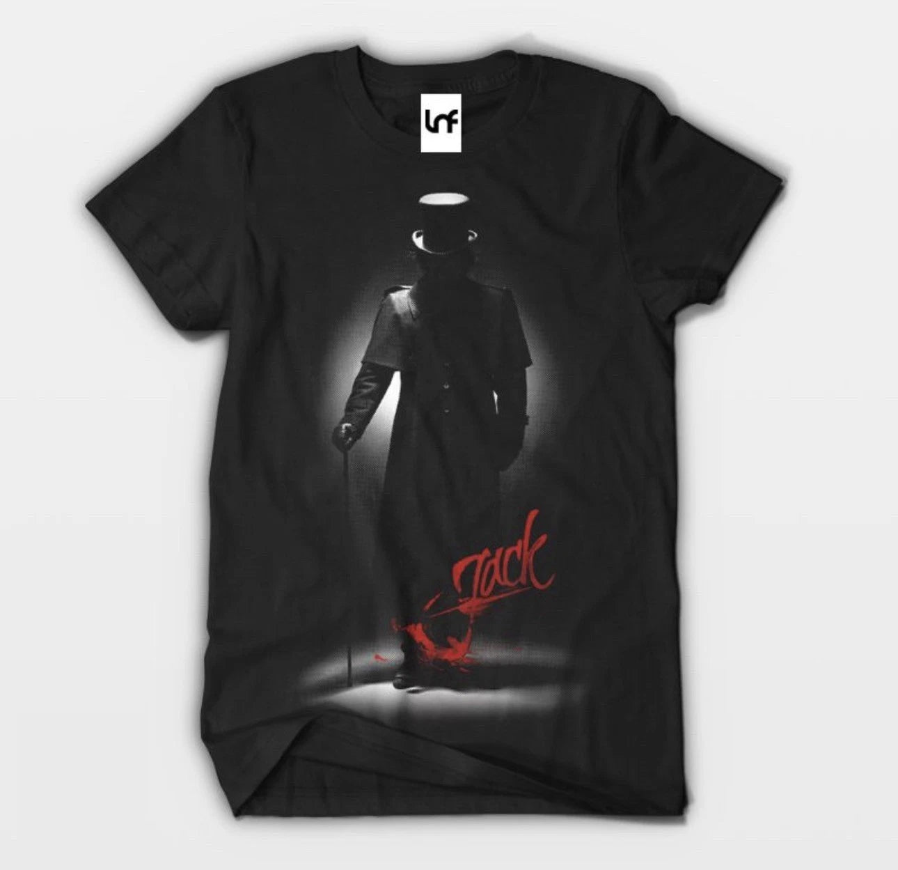 “Jack The Ripper” Graphic Tee Unisex Black T-Shirt (SB038)