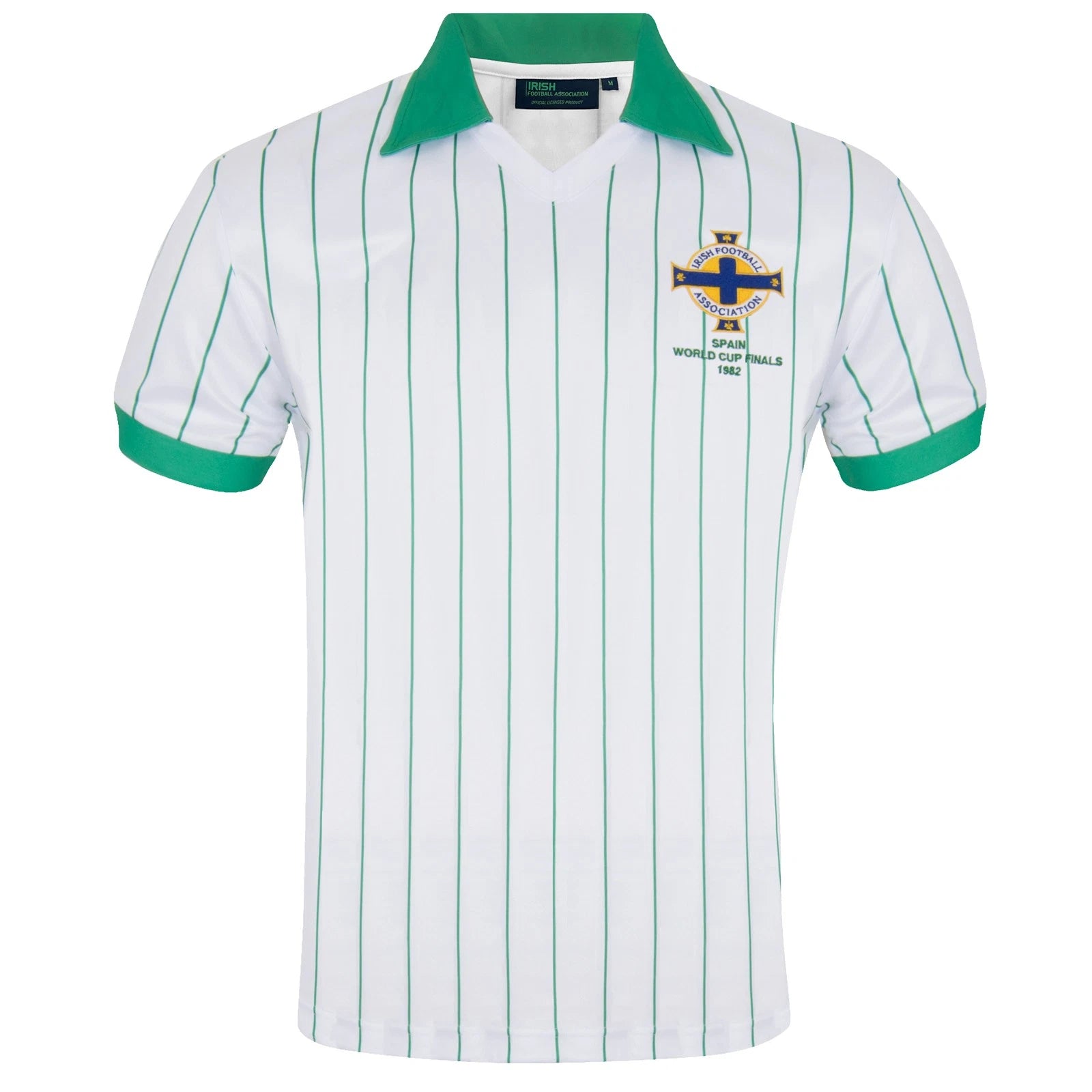 Northern Ireland Mens Shirt Kit 1982 World Cup Finals Official Football Gift