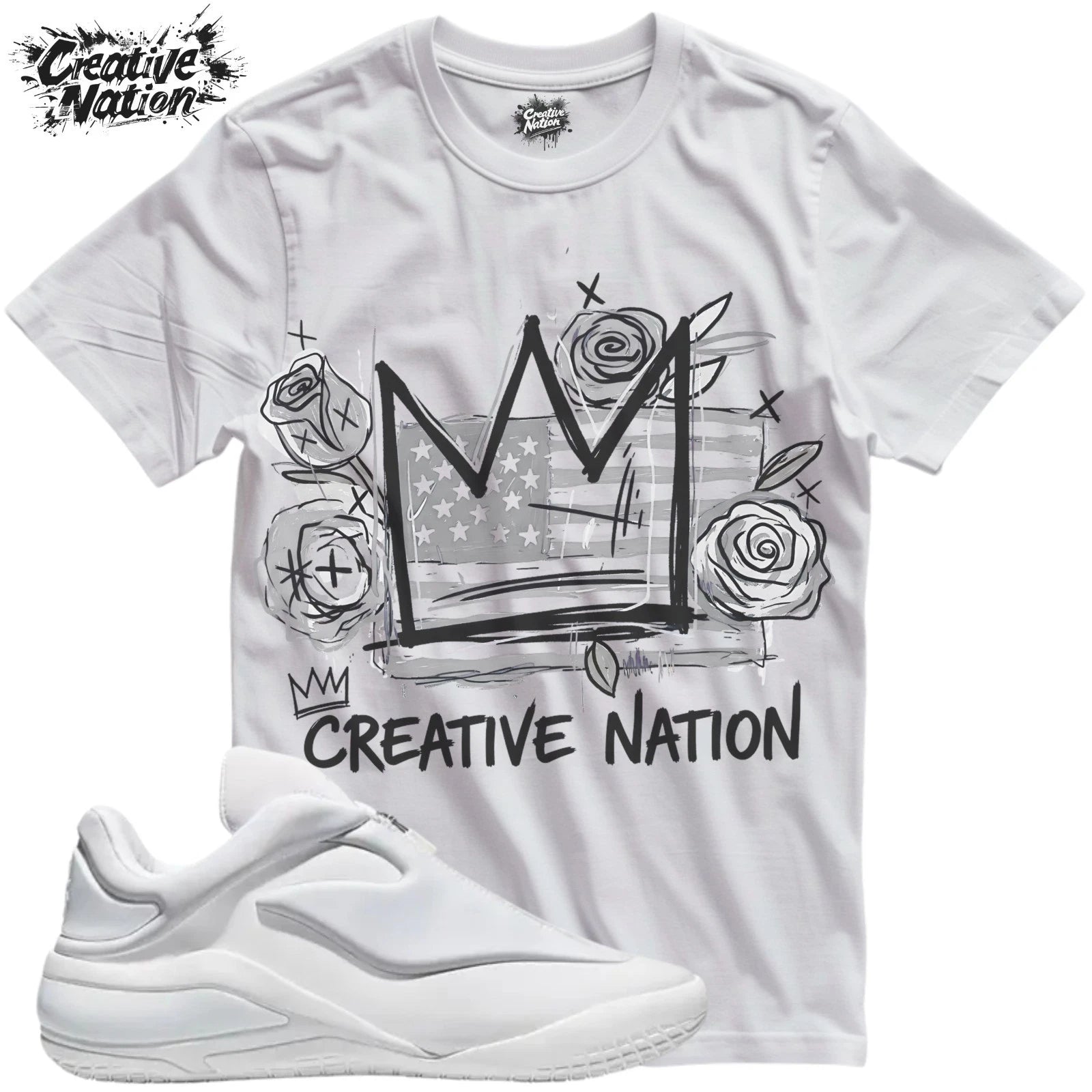 Shirt To Match 001 Clean Unisex Tee Sneaker Shirt USA Shirt For Sneaker Tee