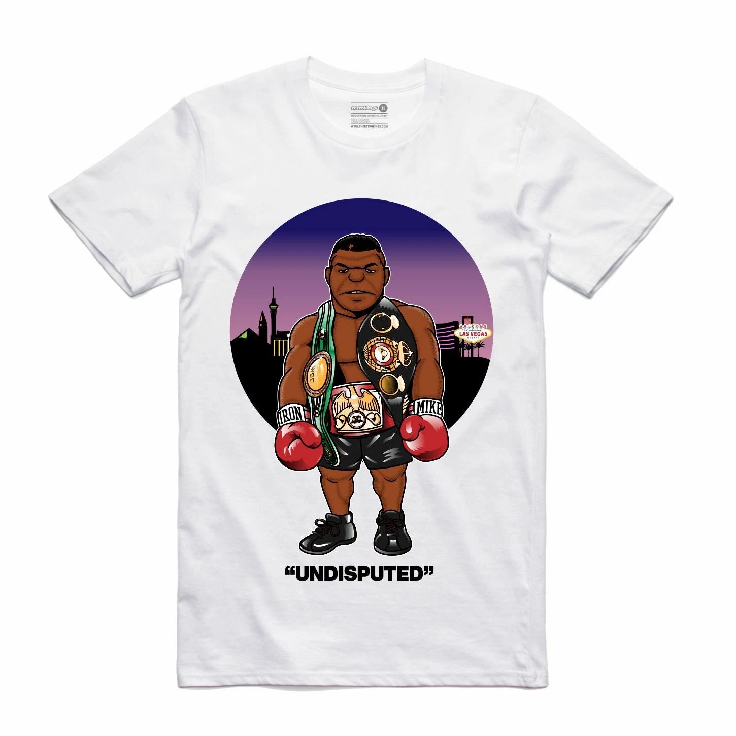 NEW Streetwear on Demand UNDISPUTED BOXING LEGEND WHITE Tee Shirt SM-3XL LIMITED